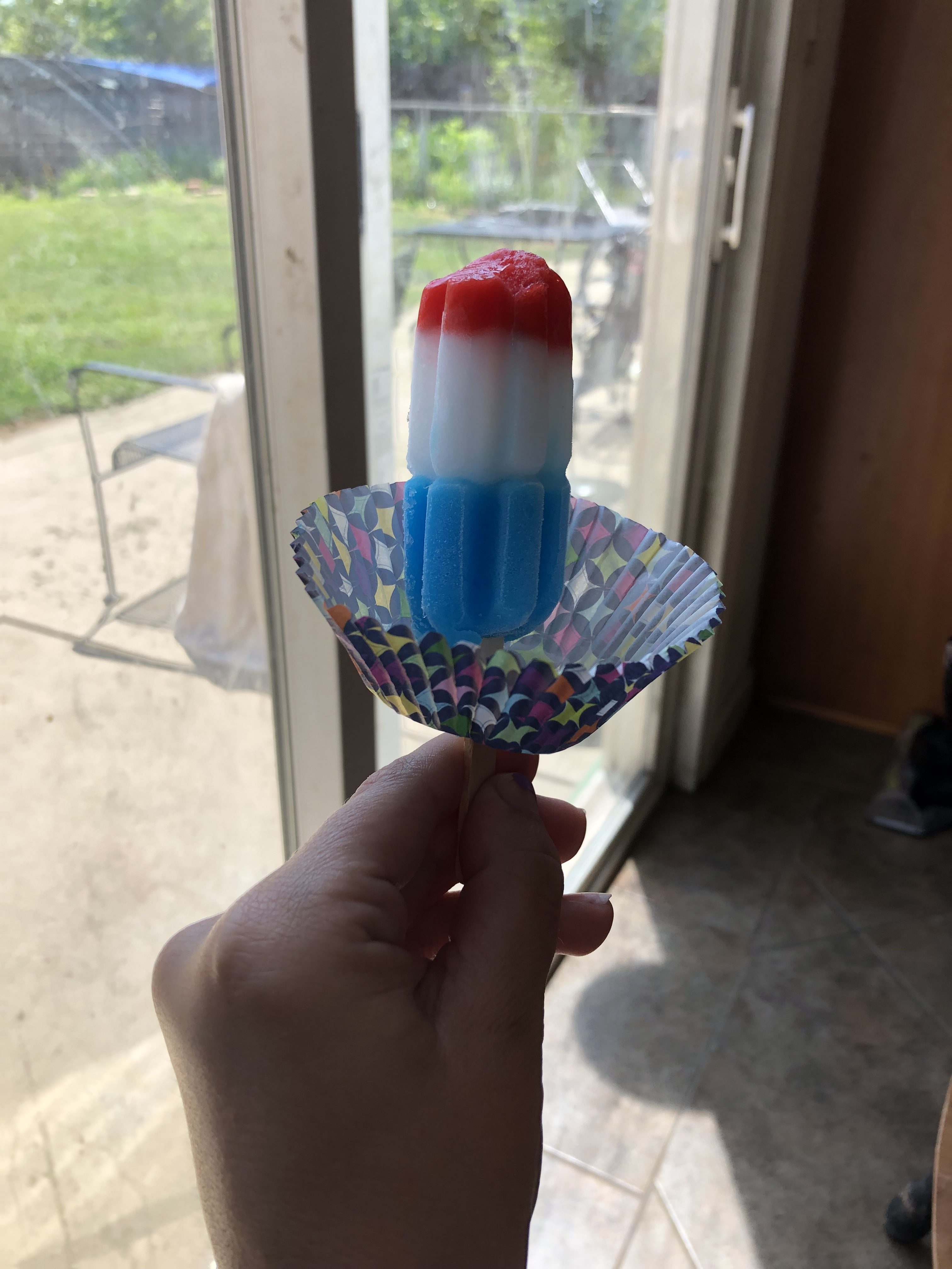 cupcake liner popsicle 