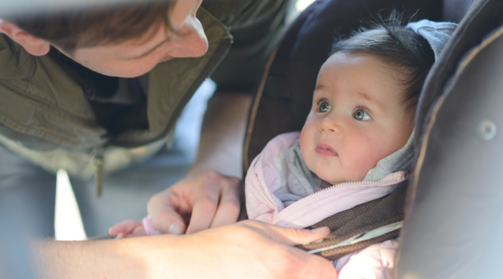 infant car seat chest clip placement