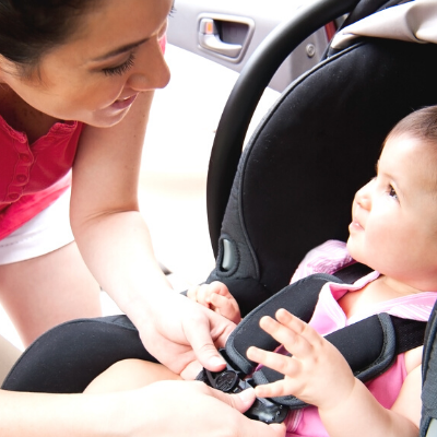 infant car seat chest clip placement