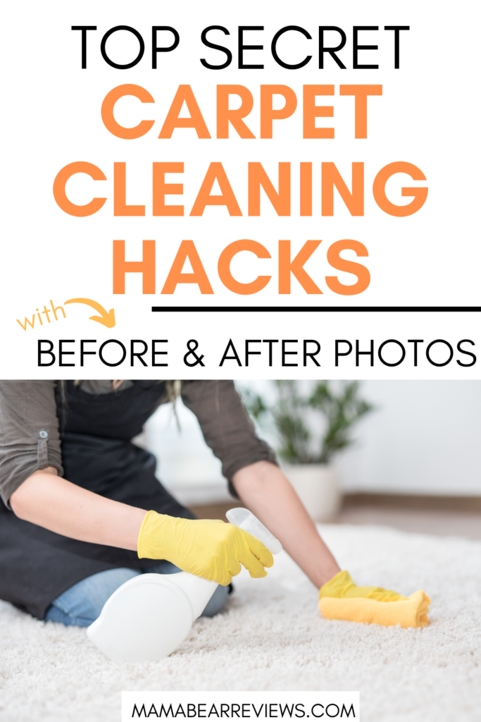 carpet cleaning hacks