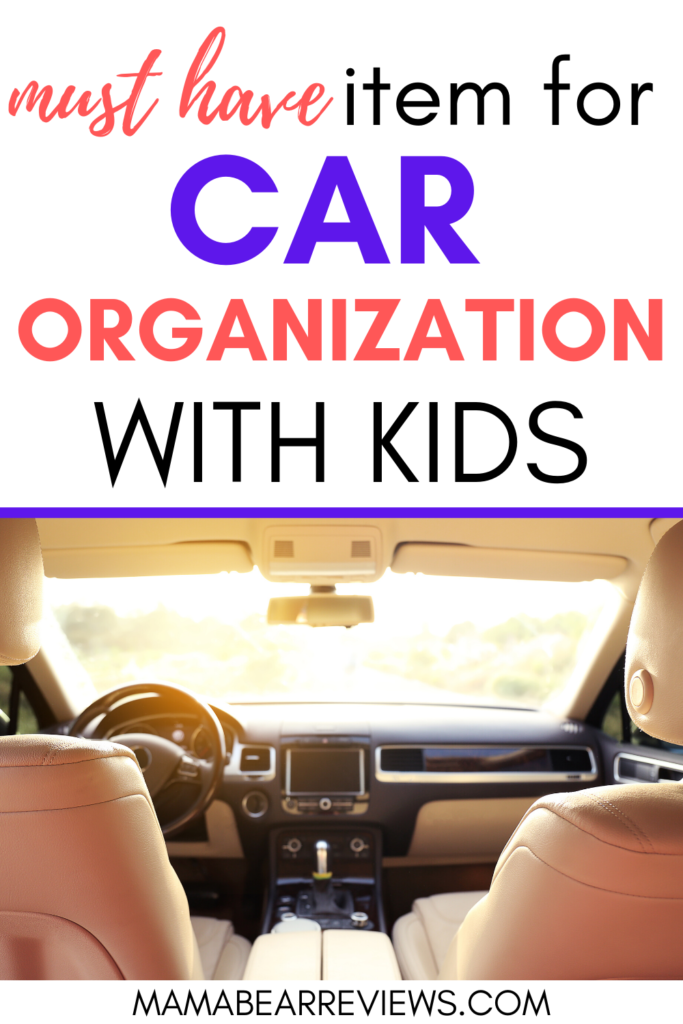 car organization with kids